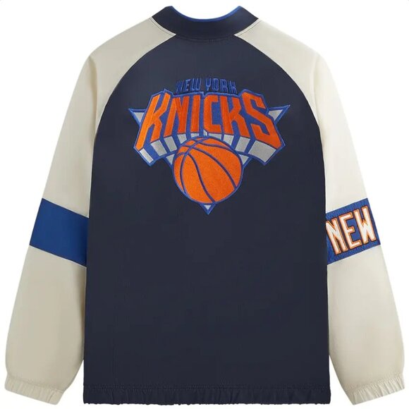 Kith For The York Knicks Nylon Quarter Zip In Nocturnal Men’s Size medium $398